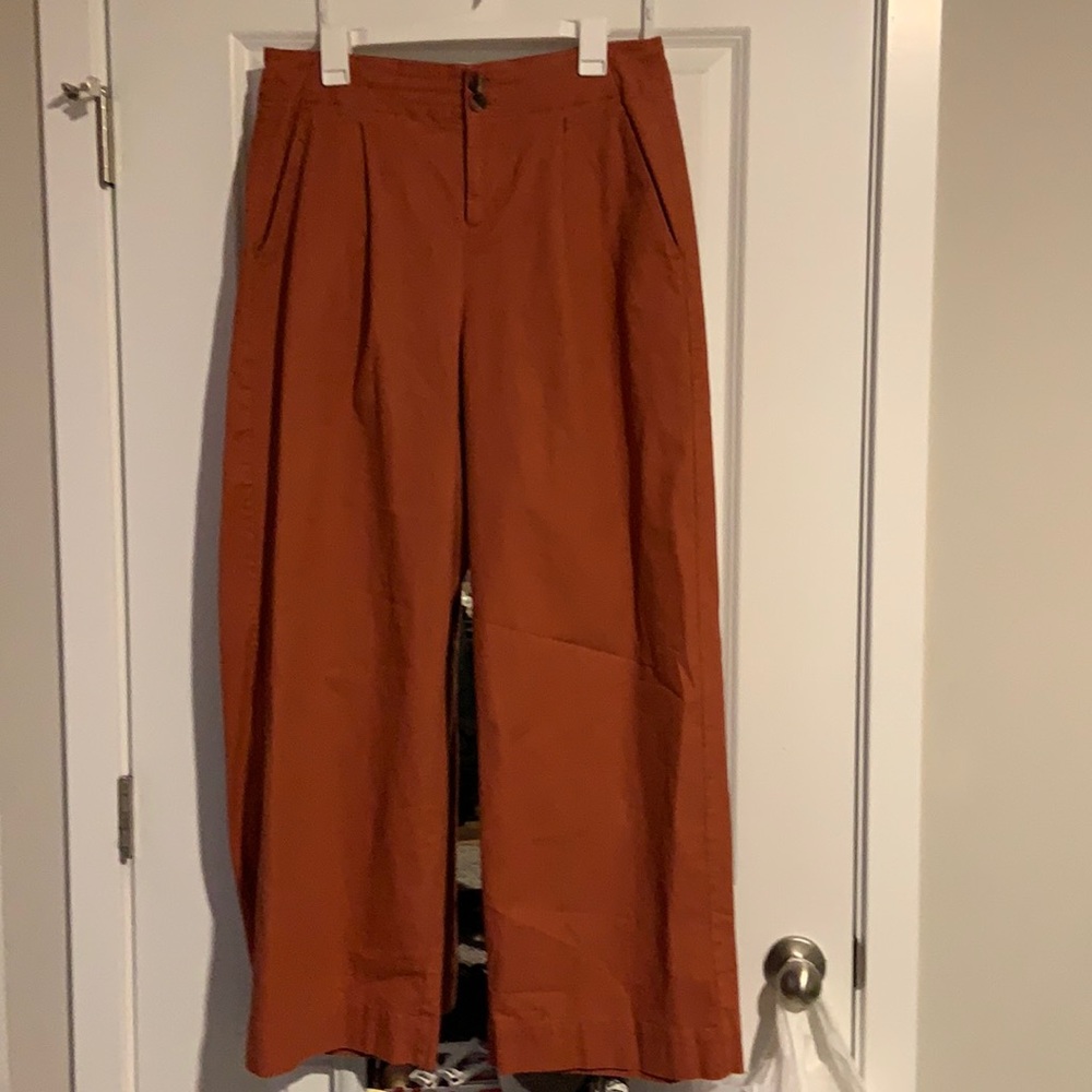 A New Day orange wide leg pants